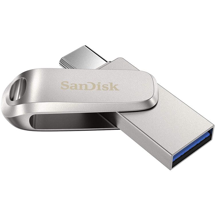 SanDisk Ultra Dual Drive Luxe USB Type-C 512GB Flash Drive for Smartphones, Tablets, and Computers - High Speed USB 3.1