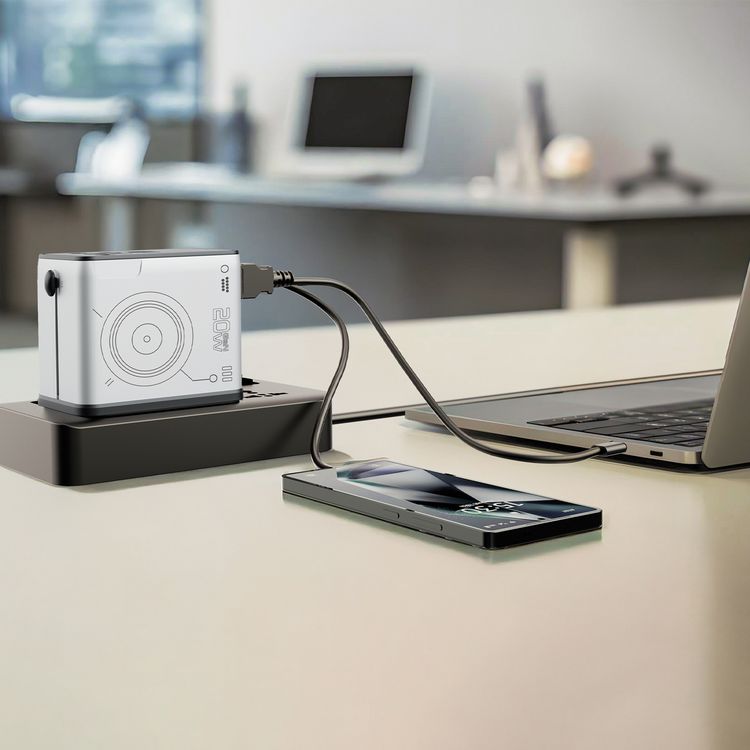 Porodo 2300W Universal Travel Adapter with PD 20W, QC 18W, USB-A & Dual USB-C Ports, Multiple Device Charging, EU / UK / US Power Plugs, Universal Compatibility - Silver / Black