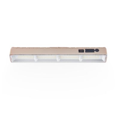 Green Lion Camp Beams Rechargeable LED Light 1100 Lumens, 5 Lighting Modes, LED Battery Display, 156 Lamp Beads, 6600mAh Battery, USB-A Output, Slim & Lightweight, LED Torch, USB-C Charging, Adjustable Brightness - Beige