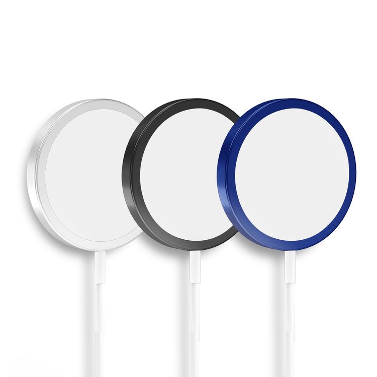 Green Lion Wireless Magnetic Charger 15W for iPhone 12 Series - White