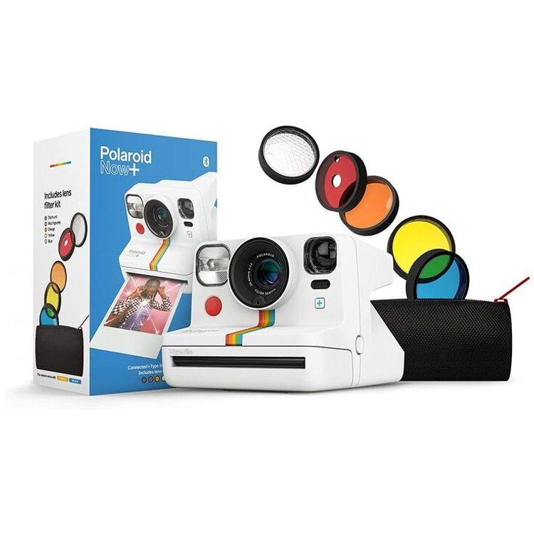Polaroid Now+ Instant Film Camera | White