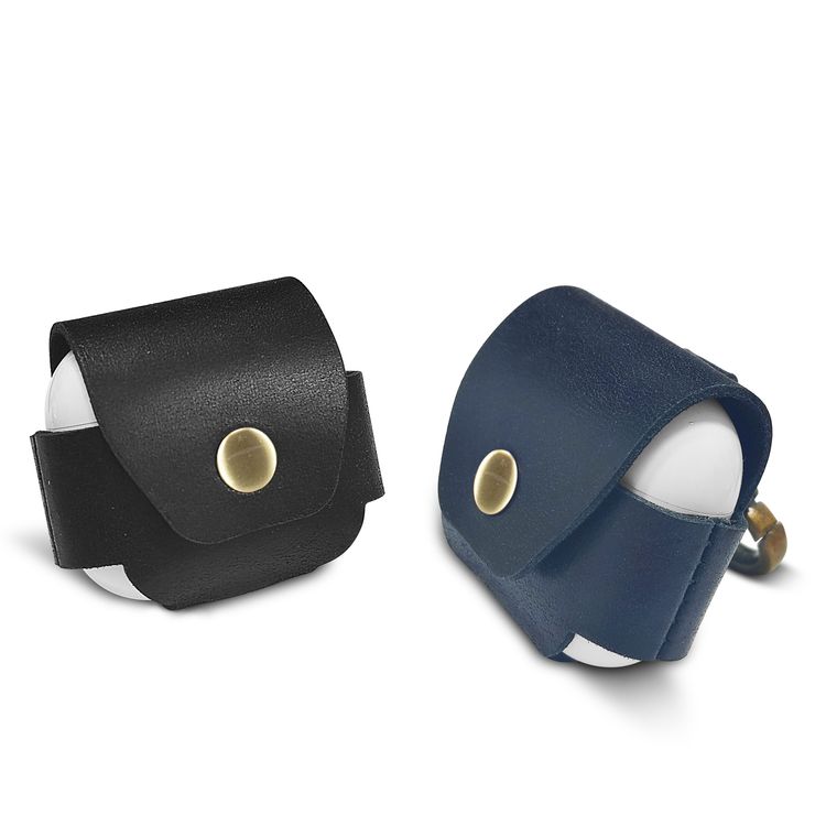 Green Lion Berlin Leather AirPods 3 Case with High-quality Leather, Anti-slip Coating, Anti Bumps and Scratches, Free Keychain, Durable and Lightweight - Blue
