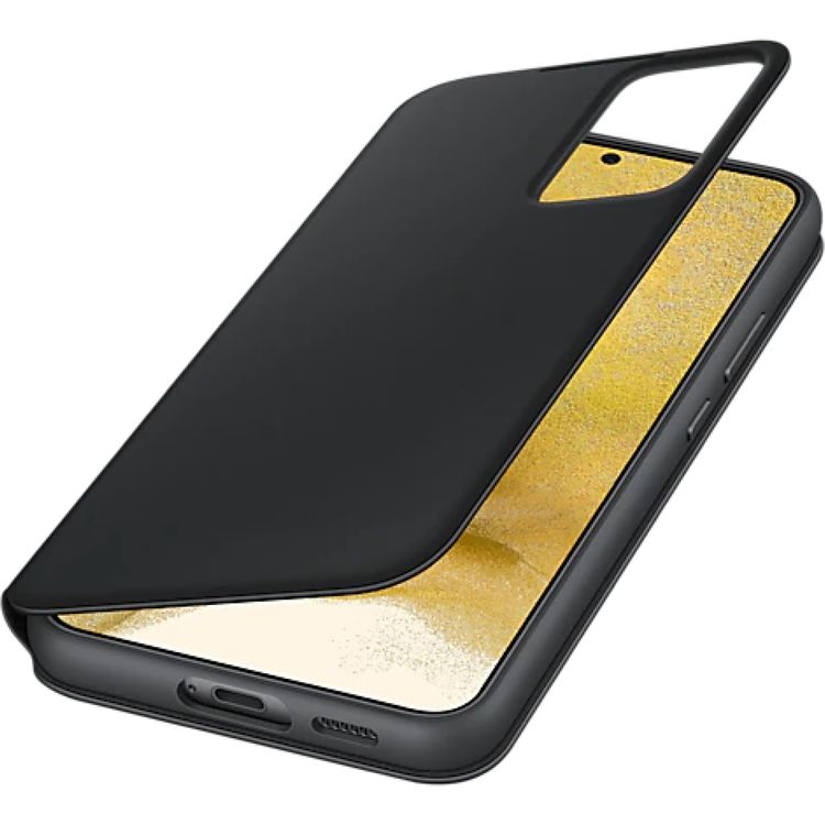 Samsung ZS906CBE-BK S22+ Smart Clear View Cover Samsung Galaxy S22 Plus, Easy phone control, notification, Lightweight Stylish Design - Black