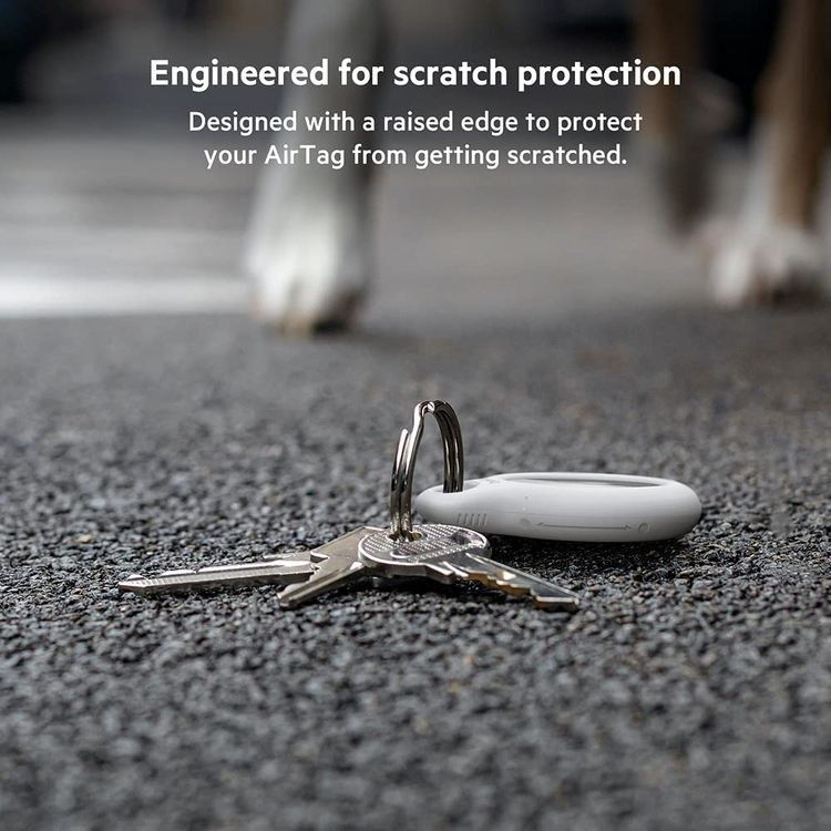 Key Holder Belkin F8W973BTWHT Secure Holder with Key Ring -White