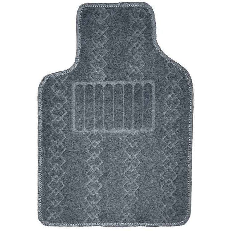 RoadPower Universal Car Floor Mats Patterned - Gray