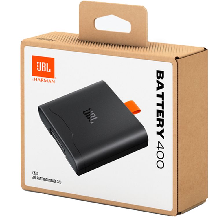 JBL Portable Battery for Party Box 320 & Xtreme 4, Lithium-ion Battery Type, Fast Charge, 0- 45 ºc Operating Temperature, Up to 18 Hours Playing Time - Black