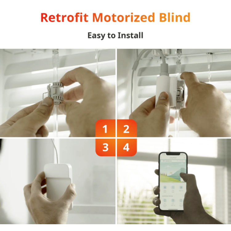 SwitchBot Blind Tilt مع لوحة شمسية