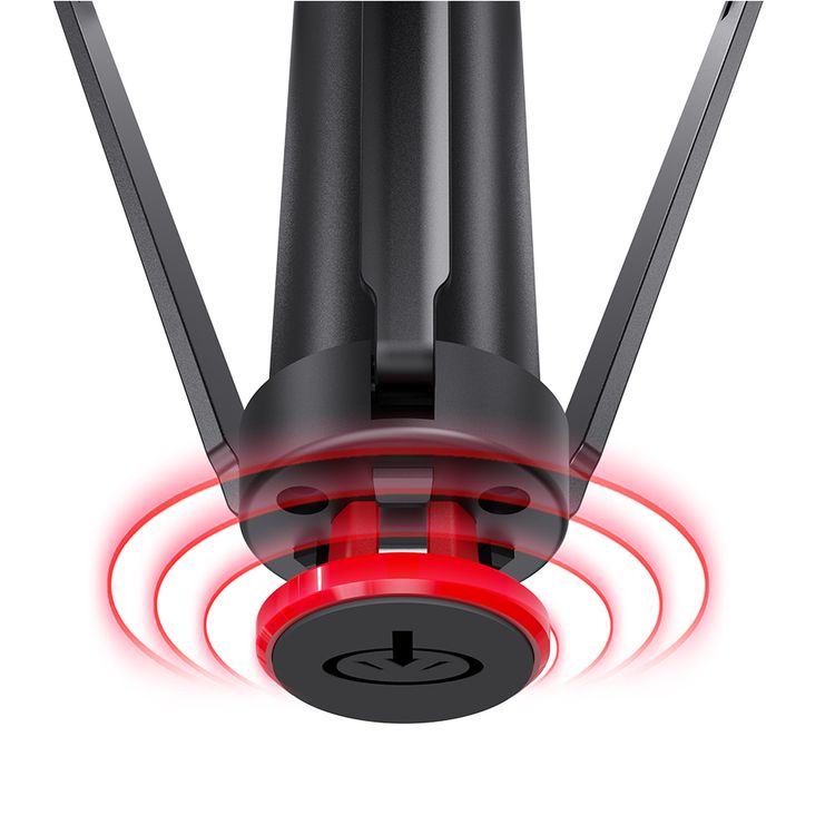 Green Lion Auto Pop Tripod with Magnetic Remote Control, Adjustable Phone Clip,  Multi-Angle Adjustment, ABS + Aluminum Alloy Material, Stable Tripod - Black