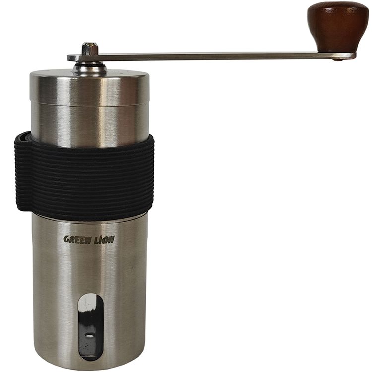 Green Lion V-60 Pro Coffee Maker Set with Gooseneck Kettle, 100 Paper Filters, Precision Scale, Pour-Over Dripper, Adjustable Grinder, 2 Stainless Steel Cups, Travel Case Included - Green