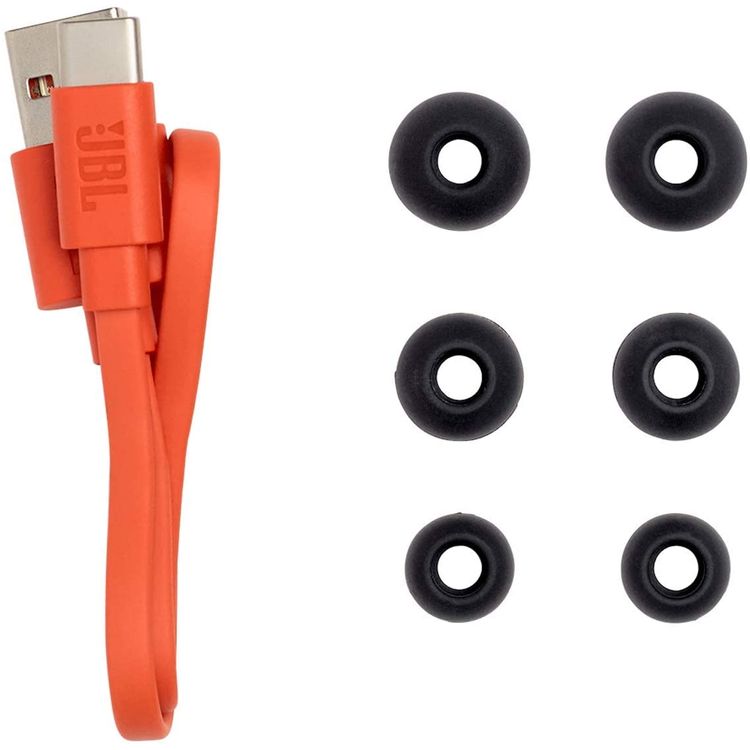 JBL Endurance Peak 2 Waterproof True Wireless In-Ear Sport Headphones, Pure Bass Sound, Bluetooth Headphones 30hours Battery, IPX7 Water & Sweat Proof - Black