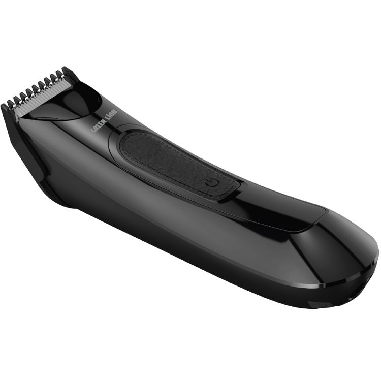Green Lion Sensetive Area Trimmer 2 with LED Status Indicators, Storage Base, Type-C Charging, 2 Guide Combs, Digital Display, Spot Light, Corded & Cordless - Black