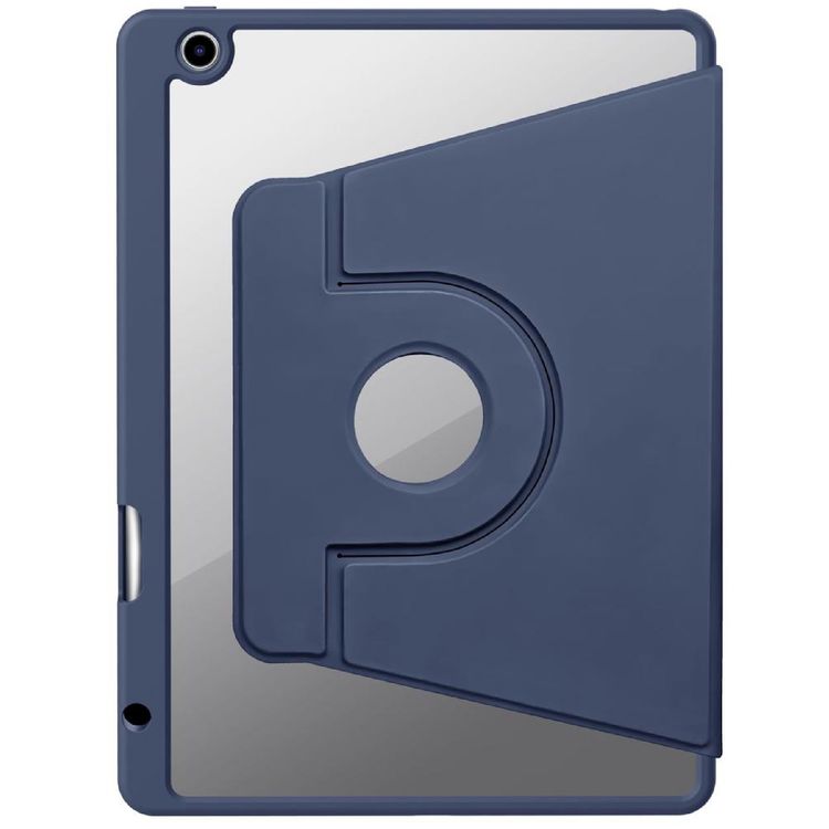 Green Lion Transparent Folio Case For iPad 10.2 7/8/9, Powerful Magnet, Auto Wake Up - Blue