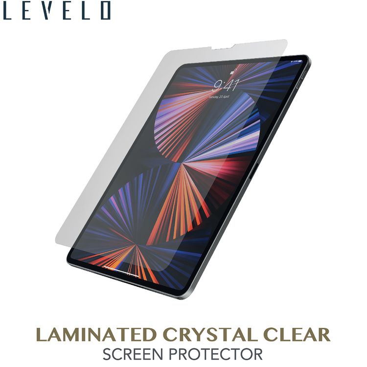 Levelo Laminated Crystal Clear Screen Protector Apple iPad Pro (12.9") - Clear