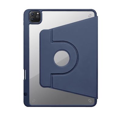 Green Lion Transparent Folio Case For iPad Pro 12.9 - Blue