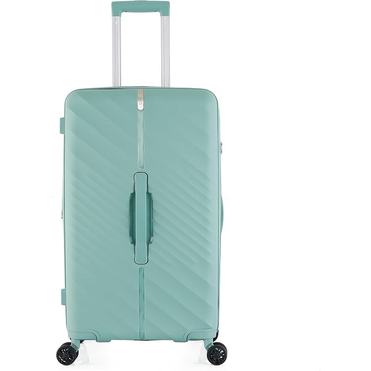 H.T Luggage Bag, Hard Case Polypropylene (PP) Material - Medium/Green