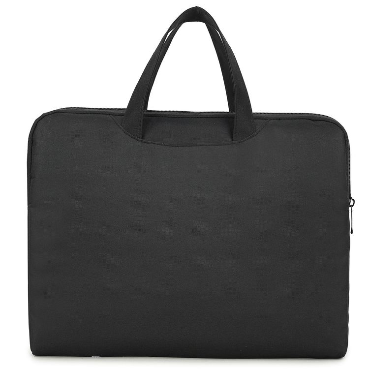 Green Lion Slim Guard 15.6" Laptop Sleeve Bag with Slim Profile, Ample Space, Travel Ready, Durable Zipper, Multiple Compartments, Lightweight Design,  Polyester 300D Material - Black