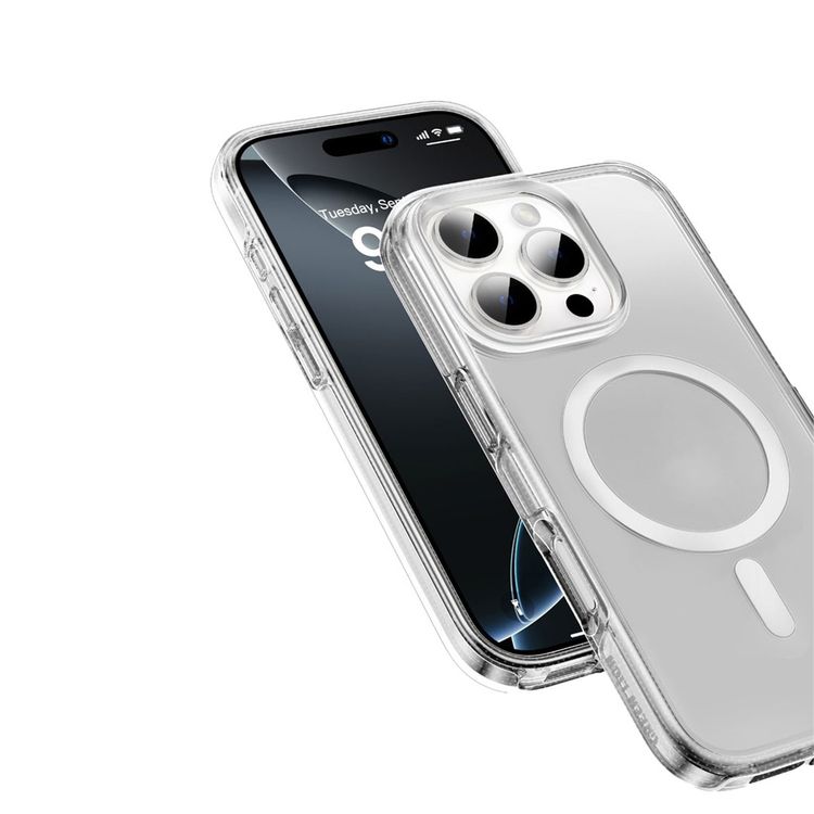 Green Lion Ultra Clear MagSafe Case for iPhone 16 Pro, Camera Protection, Anti-Yellowing, Anti-Scratch - Clear