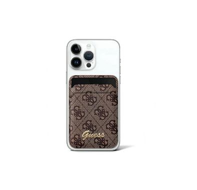 Guess Wallet Cardslot Magsafe Stand 4G Classic - Brown