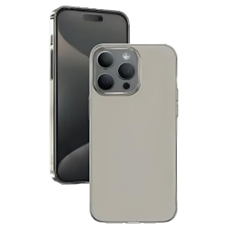 Green Lion Delgado PC Case for iPhone 15 Pro, High-Quality PC Material, Anti-Scratch & Drop-Resistant, Slim Design, Anti-Fingerprint, HD Clarity, Anti-Yellowing, Precise Cutouts - Titanium Gold