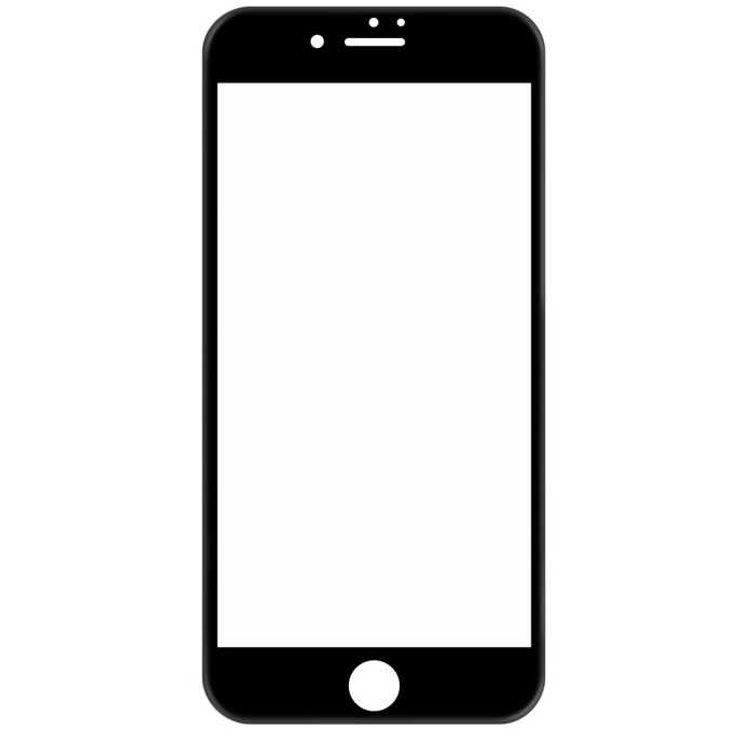 Devia 3D Curved Tempered Glass Seamless Full Screen Protector for Apple iPhone 7 - Black