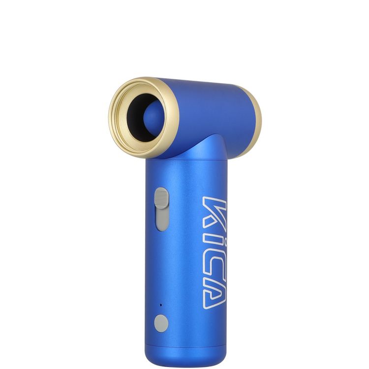 Kica Jet Fan 2, 4 m/s to 20 m/s Adjustable Wind Speed, 101000RPM Brushless Motor, Aviation-Grade Aluminum Shell, Uses for Cleaning, Drying, Inflating & Dusting Hard-to-Reach Areas - Blue