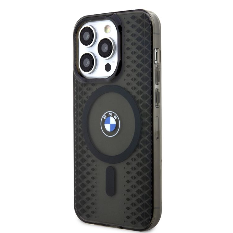 BMW MagSafe IML Case with Signature Track BMW Logo for iPhone 15 Pro Max - Black