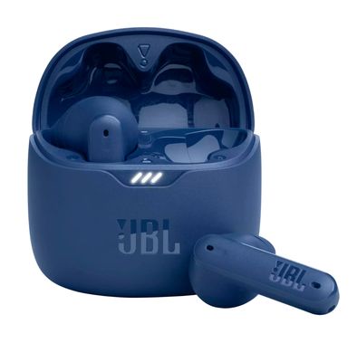 JBL Tune Flex Noise Canceling Earbuds, True Wireless, Smart Ambient, Waterproof, 4.5 Hours Talking Time, Built-in Microphone, Hands Free Calling, Fast Charging - Blue 