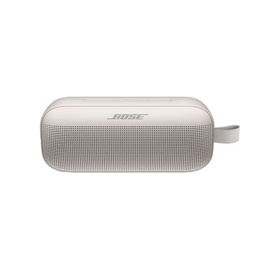 Bose SoundLink Flex Bluetooth Portable Speaker with Built-in Microphone, Up to 12 Hours Battery Life, USB-C Charging Port, IP67 Waterproof, Bluetooth & USB Connectivity - White