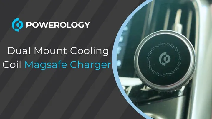 Powerology Dual Mount Cooling Coil Magsafe Charger