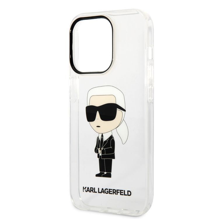 Karl Lagerfeld Hard Case IML NFT Ikonik iPhone 14 Pro Max - Clear