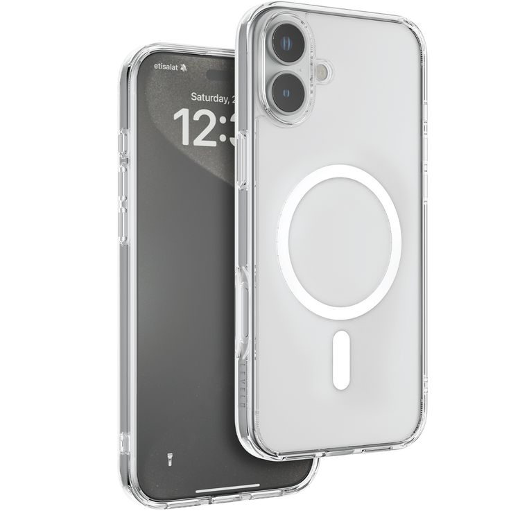 Levelo MagSafe Clara Clear Case for iPhone 16 Plus with Clearview Technology & 3H Scratch Resistance - Clear