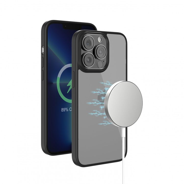 حافظة Green Lion Hybrid Plus HD لهاتف iPhone 13 Pro (6.1 بوصة) - أسود