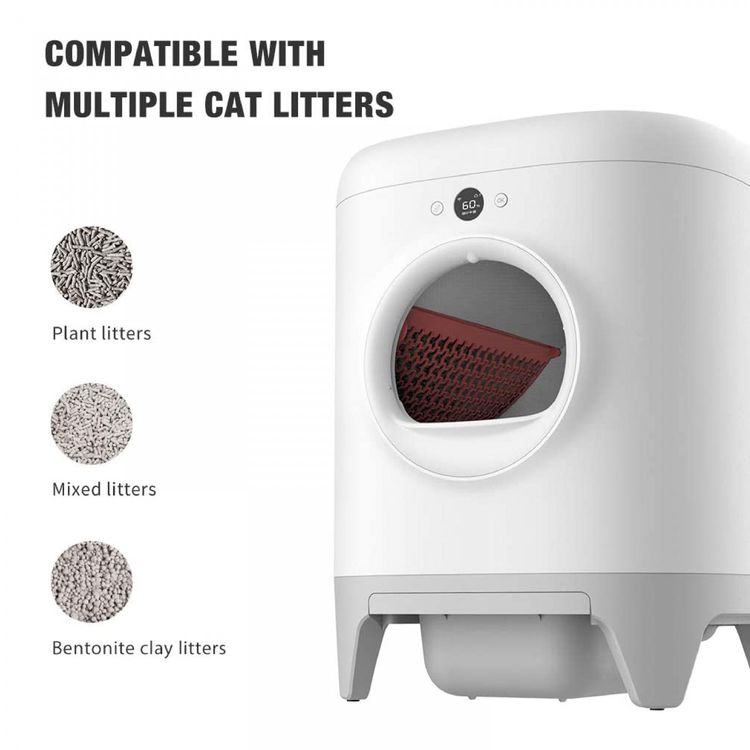PETKIT PURA X Automatic Cat Litter Box - White