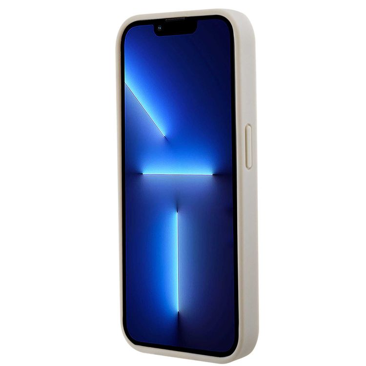 Guess Croco Case with Triangle Logo - Gold - iPhone 15 Pro