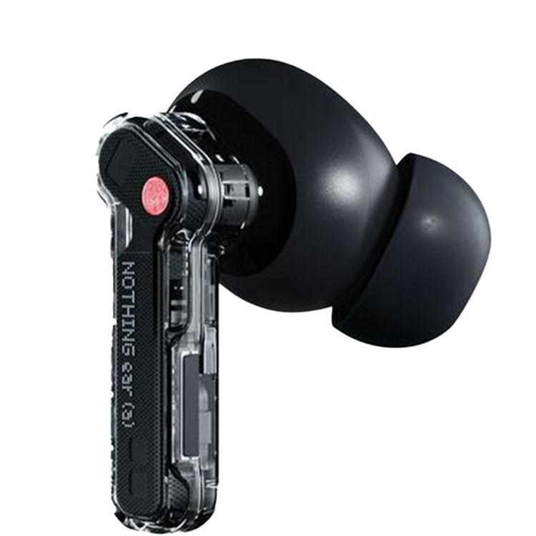 Nothing Ear (a) True Wireless Earbuds with Smart Active Noise Cancellation, Bluetooth 5.3, Waterproof, 42.5 Hours Playback Time - Black