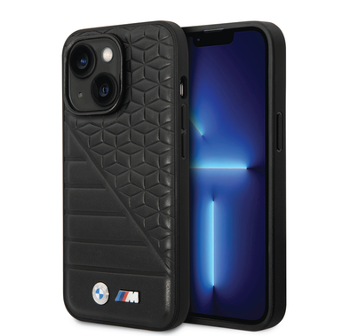BMW M Collection PU Leather Case Hot Stamped BI/Pattern Printed Logo For iPhone 14