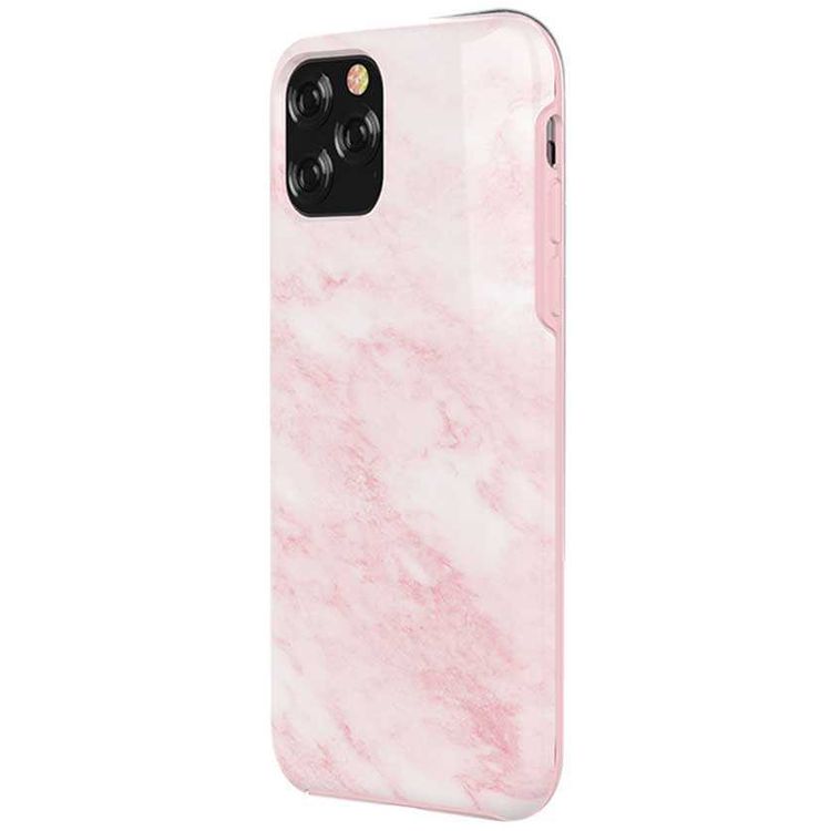 Devia New Marble Series Flexible TPU Case Compatible for iPhone 11 Pro (5.8") Slim Fit Lightweight Case - Shock & Scratch Resistance - 360° Full Protection Back Cover - Pink