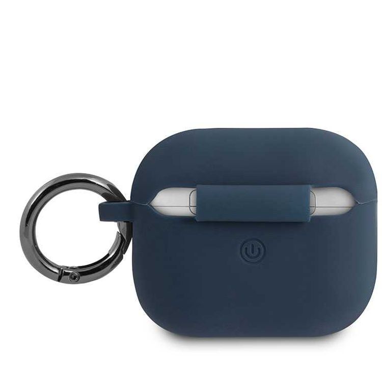 U.S.Polo Assn.Silicone Horses Flag Case for Airpods 3 - Navy