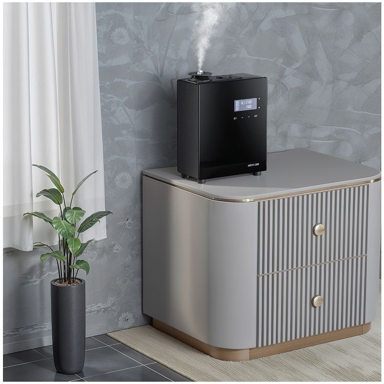 Green Lion Smart Scent Pro Fragrance Diffuser with Fragrance Bottle, Smart App Control, Quiet Operation, 5 Timer Settings, HVAC Connect, Aromatherapy, Wall-Mount, Security Lock - Black 