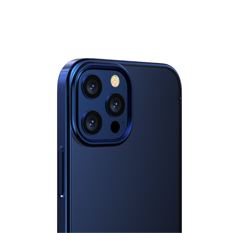Devia Glimmer Series PC Elegant Case Compatible for iPhone 13 Pro Max (6.7") Scratches Resistant, Slim & Lightweight Protective Back Cover - Navy Blue