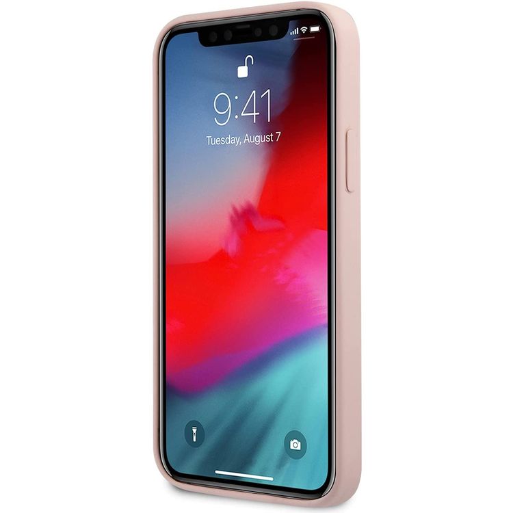 Karl Lagerfeld Silicone Hard Case Choupette Head for iPhone 12 / 12 Pro (6.1") - Pink