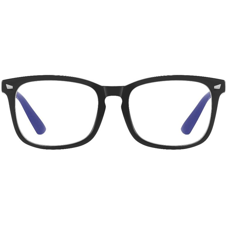 Green Lion Optix Anti-Blue Light Eyewear with Anti-Digital Eye Fatigue, 53mm Lens Width, Anti-Glare Coating, Night-Time Comfort, 19mm Bridge Width, UV400 Protection, 135mm Temple Width, Eye Strain Reduction - Black