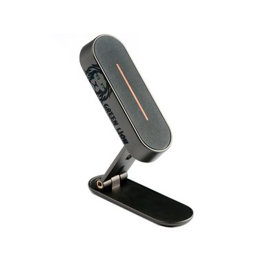 Green Lion MiniPro Magnetic Phone Holder with Powerful Magnet, Metal Material, Foldable Design, Angle Adjustable - Black