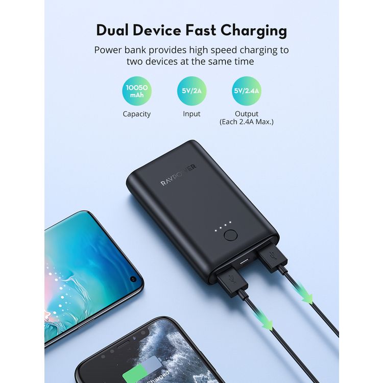 Power Bank RAVPower RP-PB210-BK 6 in 1 Prime Power Bank Combo - Black