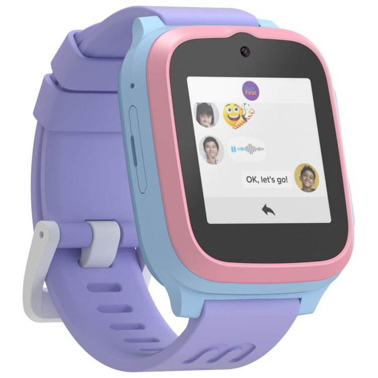 MyFirst Fone S3 Kids Smart Watch, 4G LTE, 1.4" IPS Screen, 1GB RAM, 8GB Storage, 2MP Camera, MyFirst Free SIM, Water-Resistant, GPS & Precise Location - Cotton Candy Mix