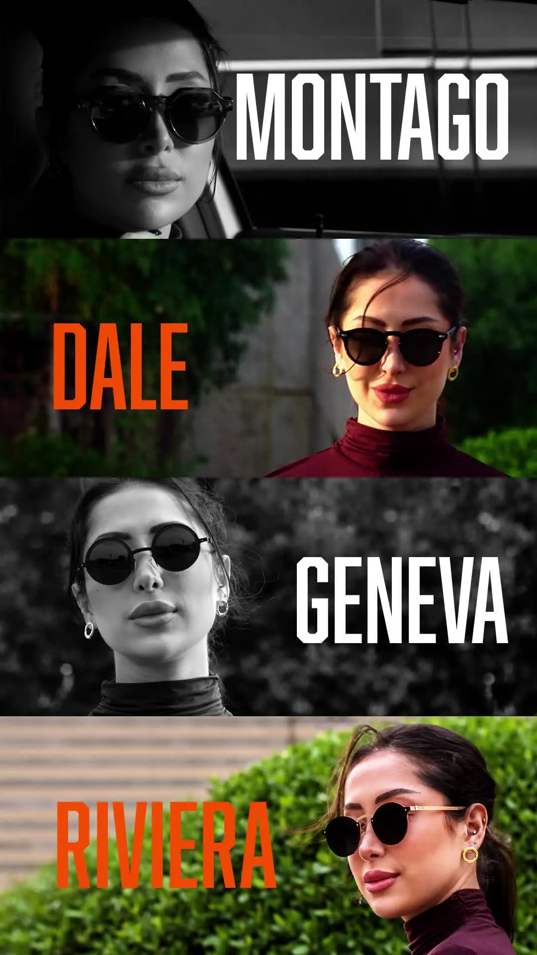 Porodo Geneva Round Frame Sunglasses, Adjustable Brightness for Any Light - Black | UAE (PDLFST5200BK)