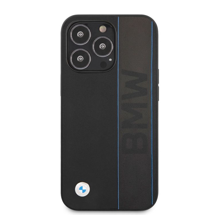 iPhone 13 Pro Case CG MOBILE BMW BMHCP13XRWBOK Leather Hard Case - Blue