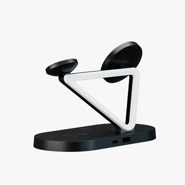 Levelo Premio 5 In 1 Wireless Charging Pad - Black