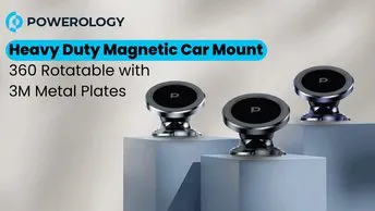 Powerology Heavy Rotate 360° Magnetic Car Mount | Purple (PMRCMPL)