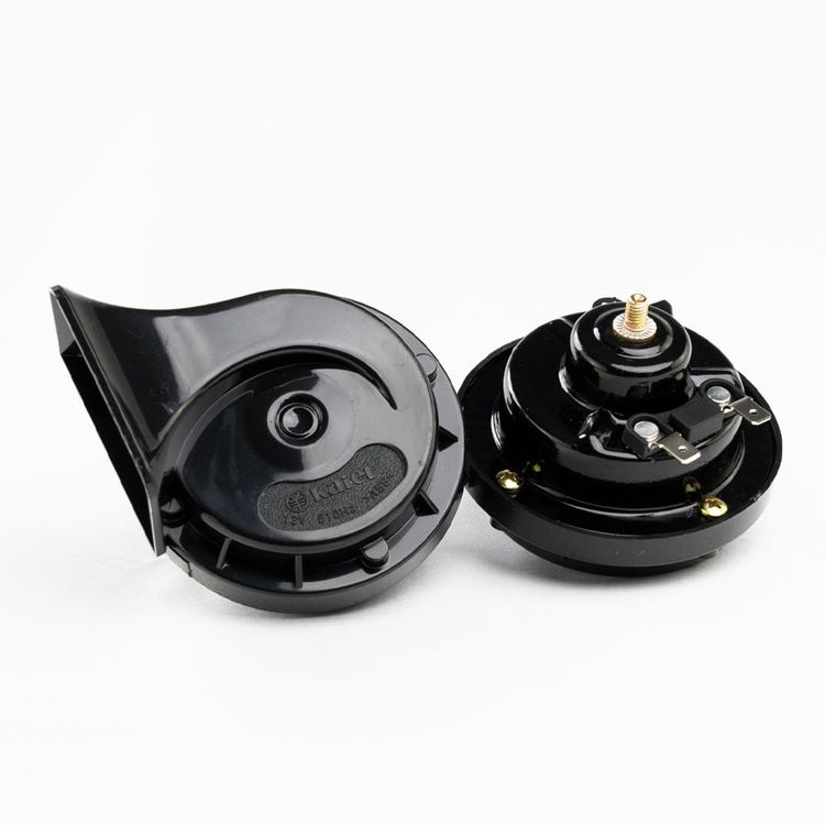 سماعة Kaier T65 على شكل حلزون، 115 ديسيبل، ثنائية النغمة، 12 فولت، مقاومة للماء